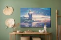 Obraz Na Płótnie Jezus Stojący Na Brzegu Morza Canvas Naturalny 100x70 LB-2544-NC100-70