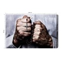 Obraz Na Płótnie Ręce Trzymające Różaniec Canvas Naturalny 100x70 LB-2584-NC100-70