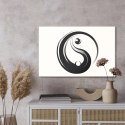 Obraz Na Płótnie Symbol Yin Yang Canvas Naturalny 100x70 LB-2571-NC100-70
