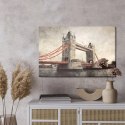 Obraz Na Płótnie Tower Bridge W Stylu Retro Canvas Naturalny 100x70 LB-2773-NC100-70