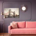 Obraz Na Płótnie Tower Bridge W Stylu Retro Canvas Naturalny 100x70 LB-2773-NC100-70