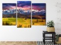 Obraz Wieloczęściowy Krajobraz Z Polskimi Tatrami 3D Canvas 120x80 LBS-4366-C120-80_1X40-80_2X40-60