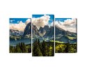 Obraz Wieloczęściowy Widok Włoskich Dolomitów 3D Canvas 120x80 LBS-4446-C120-80_1X40-80_2X40-60