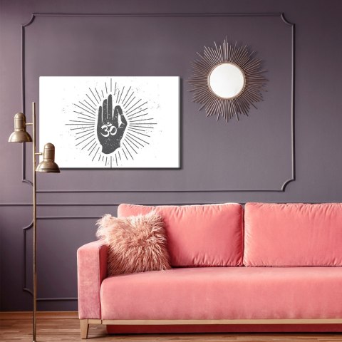 Obraz Na Płótnie Mudra Canvas Naturalny 100x70 LB-2535-NC100-70