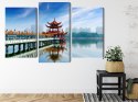 Obraz Wieloczęściowy Słynna Atrakcja Turystyczna Kaohsiung Canvas Naturalny 90x60 LBS-2870-NC90-60_1X30-60_2X30-45