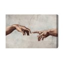 Obraz Na Płótnie Stworzenie Adama Canvas Naturalny 120x80 LB-2635-NC120-80