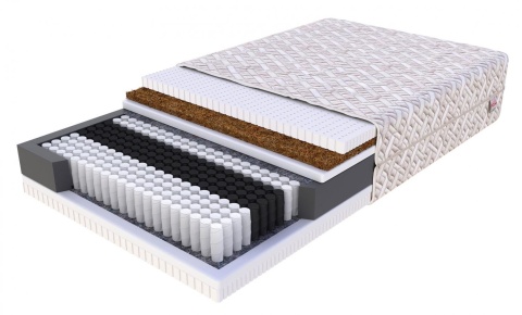 Materac multipocketowy H3H5 BRAVO 90x200x24 BAMBOO