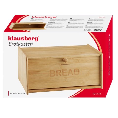 CHLEBAK POJEMNIK BAMBUSOWY NA PIECZYWO KLAUSBERG KB-7933