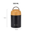 TERMOS OBIADOWY 500ml Z MISKĄ I SKŁADANĄ ŁYŻKĄ E-8249