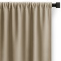 RESTILO zasłona CARLI kolor beżowy gładki styl klasyczny taśma materiał oxford 200x270 - CURT/RES/OXFORD/CARLI/PLEAT/BEIGE/200X2