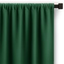 RESTILO zasłona CARLI kolor butelkowa zieleń gładki styl klasyczny taśma materiał oxford 200x270 - CURT/RES/OXFORD/CARLI/PLEAT/D