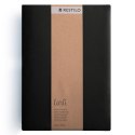 RESTILO zasłona CARLI kolor czarny gładki styl klasyczny przelotki srebrne materiał oxford 200x250 - CURT/RES/OXFORD/CARLI/EYELE