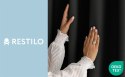 RESTILO zasłona CARLI kolor czarny gładki styl klasyczny przelotki srebrne materiał oxford 200x270 - CURT/RES/OXFORD/CARLI/EYELE