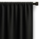 RESTILO zasłona CARLI kolor czarny gładki styl klasyczny taśma materiał oxford 200x270 - CURT/RES/OXFORD/CARLI/PLEAT/BLACK/200X2