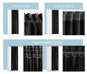 RESTILO zasłona CARLI kolor czarny gładki styl klasyczny taśma materiał oxford 200x270 - CURT/RES/OXFORD/CARLI/PLEAT/BLACK/200X2