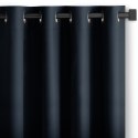 RESTILO zasłona CARLI kolor indygo gładki styl klasyczny przelotki srebrne materiał oxford 200x270 - CURT/RES/OXFORD/CARLI/EYELE