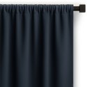 RESTILO zasłona CARLI kolor indygo gładki styl klasyczny taśma materiał oxford 200x270 - CURT/RES/OXFORD/CARLI/PLEAT/INDIGO/200X