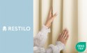 RESTILO zasłona CARLI kolor kremowy gładki styl klasyczny przelotki srebrne materiał oxford 200x270 - CURT/RES/OXFORD/CARLI/EYEL
