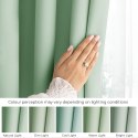 RESTILO zasłona CARLI kolor miętowy gładki styl klasyczny taśma materiał oxford 200x270 - CURT/RES/OXFORD/CARLI/PLEAT/MINT/200X2