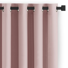 RESTILO zasłona CARLI kolor pudrowy róż gładki styl klasyczny przelotki srebrne materiał oxford 200x250 - CURT/RES/OXFORD/CARLI/