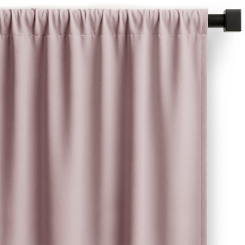 RESTILO zasłona CARLI kolor pudrowy róż gładki styl klasyczny taśma materiał oxford 200x270 - CURT/RES/OXFORD/CARLI/PLEAT/PINK/2