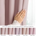 RESTILO zasłona CARLI kolor pudrowy róż gładki styl klasyczny taśma materiał oxford 200x270 - CURT/RES/OXFORD/CARLI/PLEAT/PINK/2