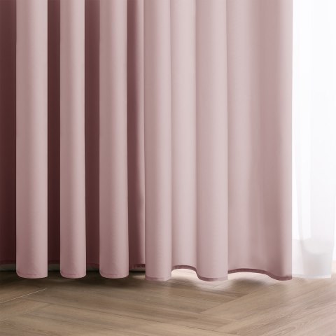 RESTILO zasłona CARLI kolor pudrowy róż gładki styl klasyczny taśma materiał oxford 200x270 - CURT/RES/OXFORD/CARLI/PLEAT/PINK/2