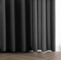 RESTILO zasłona CARLI kolor stalowy gładki styl klasyczny taśma materiał oxford 200x270 - CURT/RES/OXFORD/CARLI/PLEAT/CHARCOAL/2