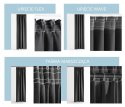 RESTILO zasłona CARLI kolor stalowy gładki styl klasyczny taśma materiał oxford 200x270 - CURT/RES/OXFORD/CARLI/PLEAT/CHARCOAL/2