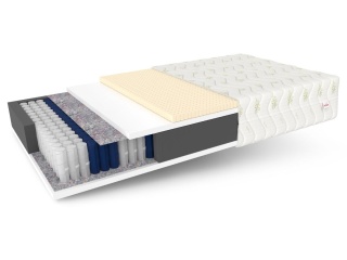 Materac kieszeniowy H2 BOLONIA MAX ALOE VERA 100x200x25