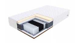 Materac multipocket lateks H3H5 FORGIA 200x200x20 SILVERCARE