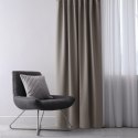 RESTILO zasłona BLACKOUT kolor beżowy szarfa upinająca styl klasyczny taśma materiał blackout 200x270 - CURT/AH/BLACKOUT/PLEAT/B