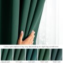 RESTILO zasłona BLACKOUT kolor butelkowa zieleń szarfa upinająca styl klasyczny taśma materiał blackout 200x300 - CURT/AH/BLACKO