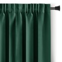 RESTILO zasłona BLACKOUT kolor butelkowa zieleń szarfa upinająca styl klasyczny taśma materiał blackout 285x250 - CURT/AH/BLACKO