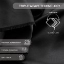 RESTILO zasłona BLACKOUT kolor czarny szarfa upinająca styl klasyczny taśma materiał blackout 140x300 - CURT/AH/BLACKOUT/PLEAT/B