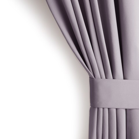 RESTILO zasłona BLACKOUT kolor pudrowy róż szarfa upinająca styl klasyczny taśma materiał blackout 140x300 - CURT/AH/BLACKOUT/PL