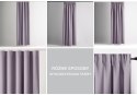 RESTILO zasłona BLACKOUT kolor pudrowy róż szarfa upinająca styl klasyczny taśma materiał blackout 200x245 - CURT/AH/BLACKOUT/PL