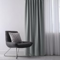 RESTILO zasłona BLACKOUT kolor szary szarfa upinająca styl klasyczny taśma materiał blackout 140x300 - CURT/AH/BLACKOUT/PLEAT/SI