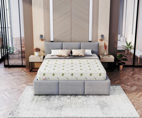 Materac Samomasujący pocket H3,H4 HR pianka profilowana ALOEVERA 80X200X29 