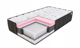Materac micropocketowy H4 TASSO 180x200x24 TENCEL BORDER