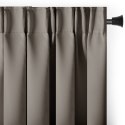 RESTILO zasłona BLACKOUT kolor beżowy szarfa upinająca styl klasyczny taśma materiał blackout 200x175 - CURT/AH/BLACKOUT/PLEAT/B