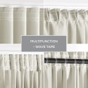 RESTILO zasłona BLACKOUT kolor kremowy szarfa upinająca styl klasyczny taśma materiał blackout 200x300 - CURT/AH/BLACKOUT/PLEAT/