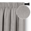 RESTILO zasłona CORITA kolor beżowy styl nowoczesny taśma materiał blackout, len 140x300 - CURT/RES/BLACKOUTLINEN/CORITA/PLEAT/B