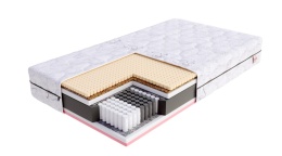 Materac multipocketowy Visco H3 H4 VENETO 120x200x22 CARBON