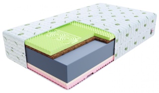 Materac piankowy Visco HR H3 H4 SAVONA 100x200x22 ALOE VERA