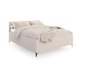 Łóżko do sypialni RIBEIRO z pojemnikiem i stelażem podnoszonym - 160x200 - PŁYTA - Kaszmir
