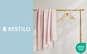 Koc HENRY - DECOKING kolor pudrowy róż tłoczony żakardowo styl nowoczesny 220x240 - BLA/HENRY/POWDERPINK/220x240