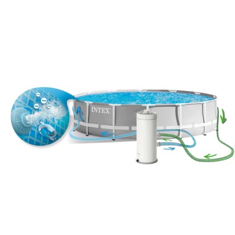 Basen ogrodowy stelażowy 427 x 107 cm 12w1 INTEX 26720