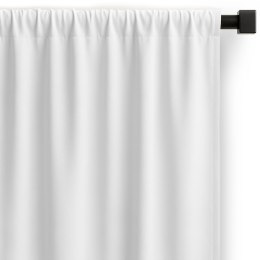 RESTILO zasłona CARLI kolor biały gładki styl klasyczny taśma materiał oxford 200x270 - CURT/RES/OXFORD/CARLI/PLEAT/WHITE/200X27