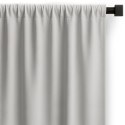 RESTILO zasłona CARLI kolor szary gładki styl klasyczny taśma materiał oxford 200x270 - CURT/RES/OXFORD/CARLI/PLEAT/SILVER/200X2